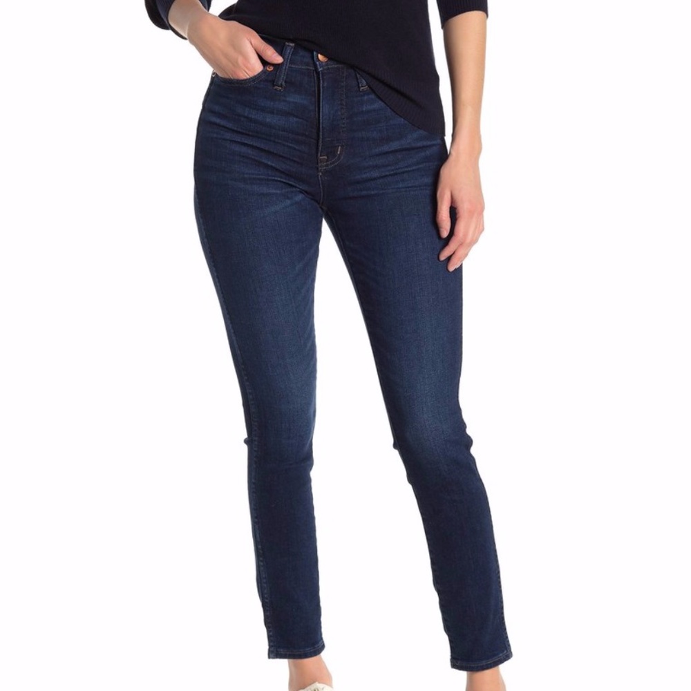 Madewell 9" high rise skinny jeans 28